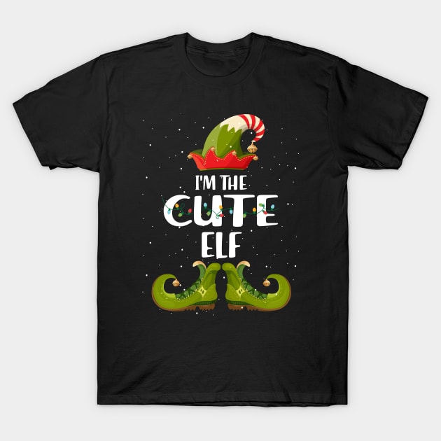 Im The Cute Elf Christmas T-Shirt by intelus